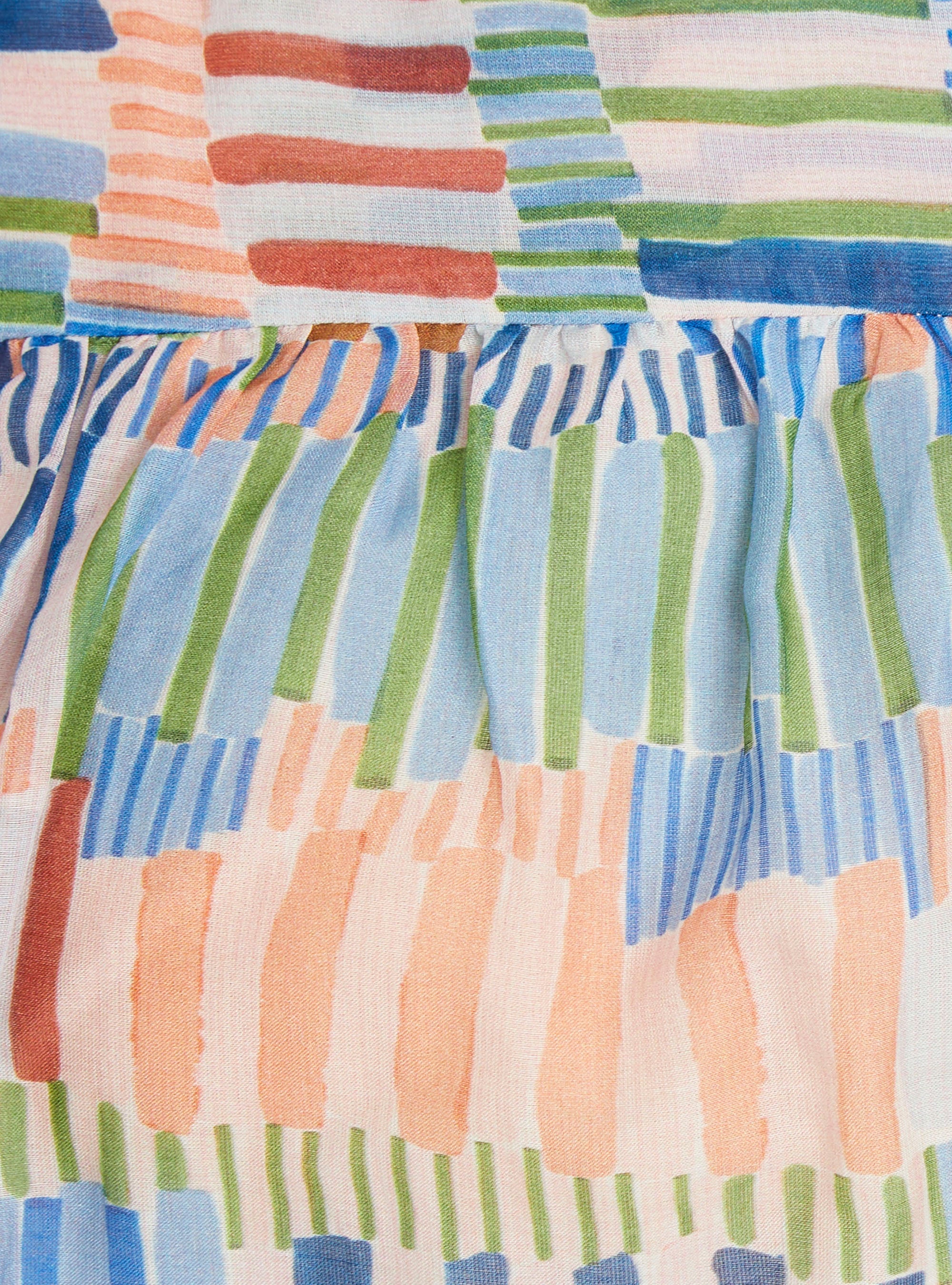 Blouse ample imprimée en coton et soie - Image 3