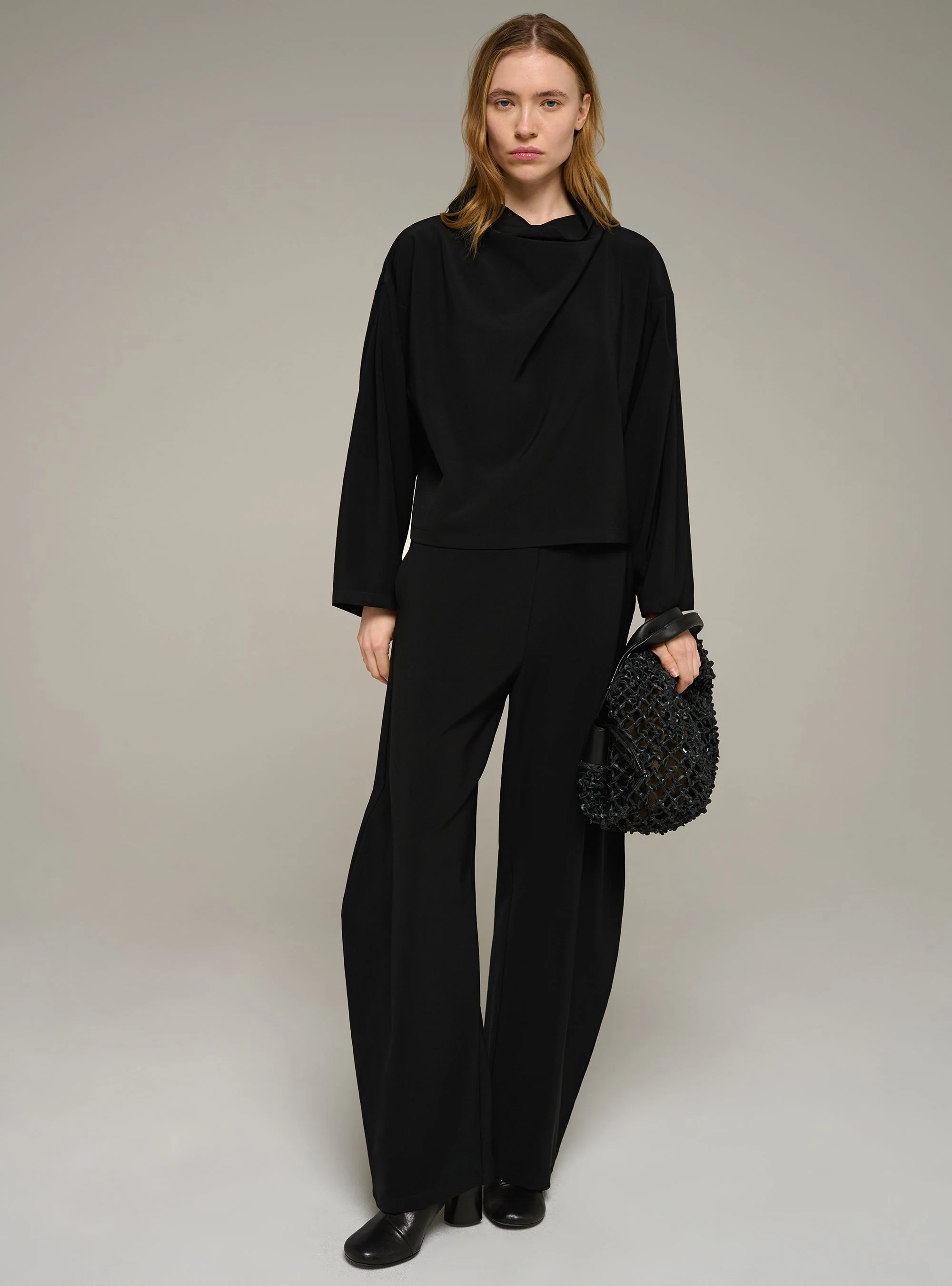 Blouse col bénitier manches longues - Image 3