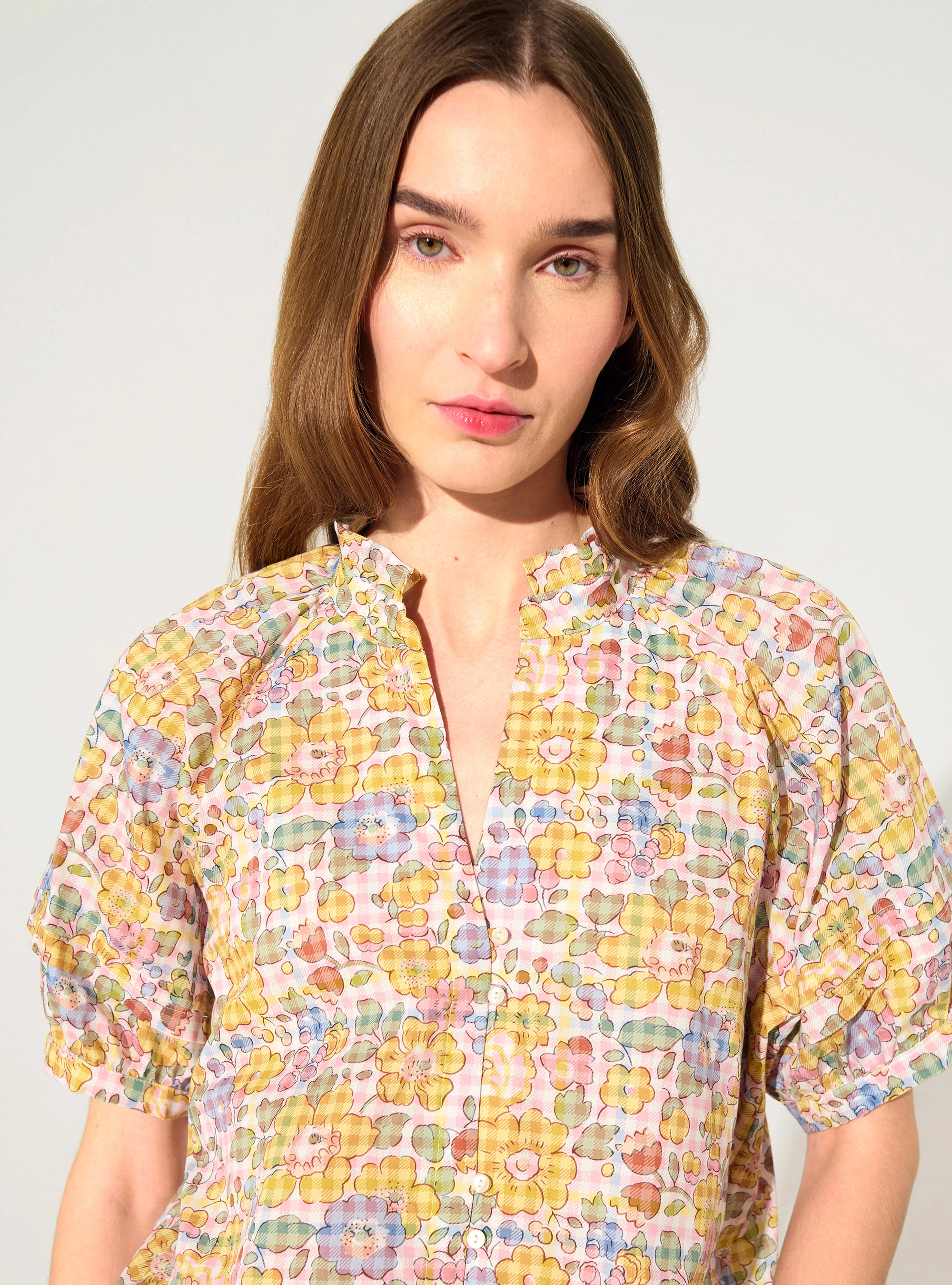 Blouse droite en tissu Liberty - Image 3