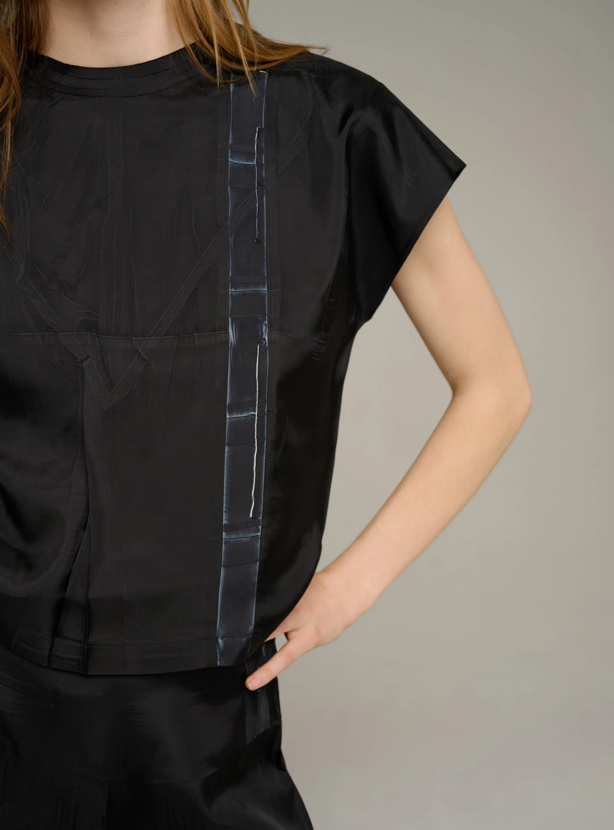 Blouse droite sans manches imprimée - Image 3