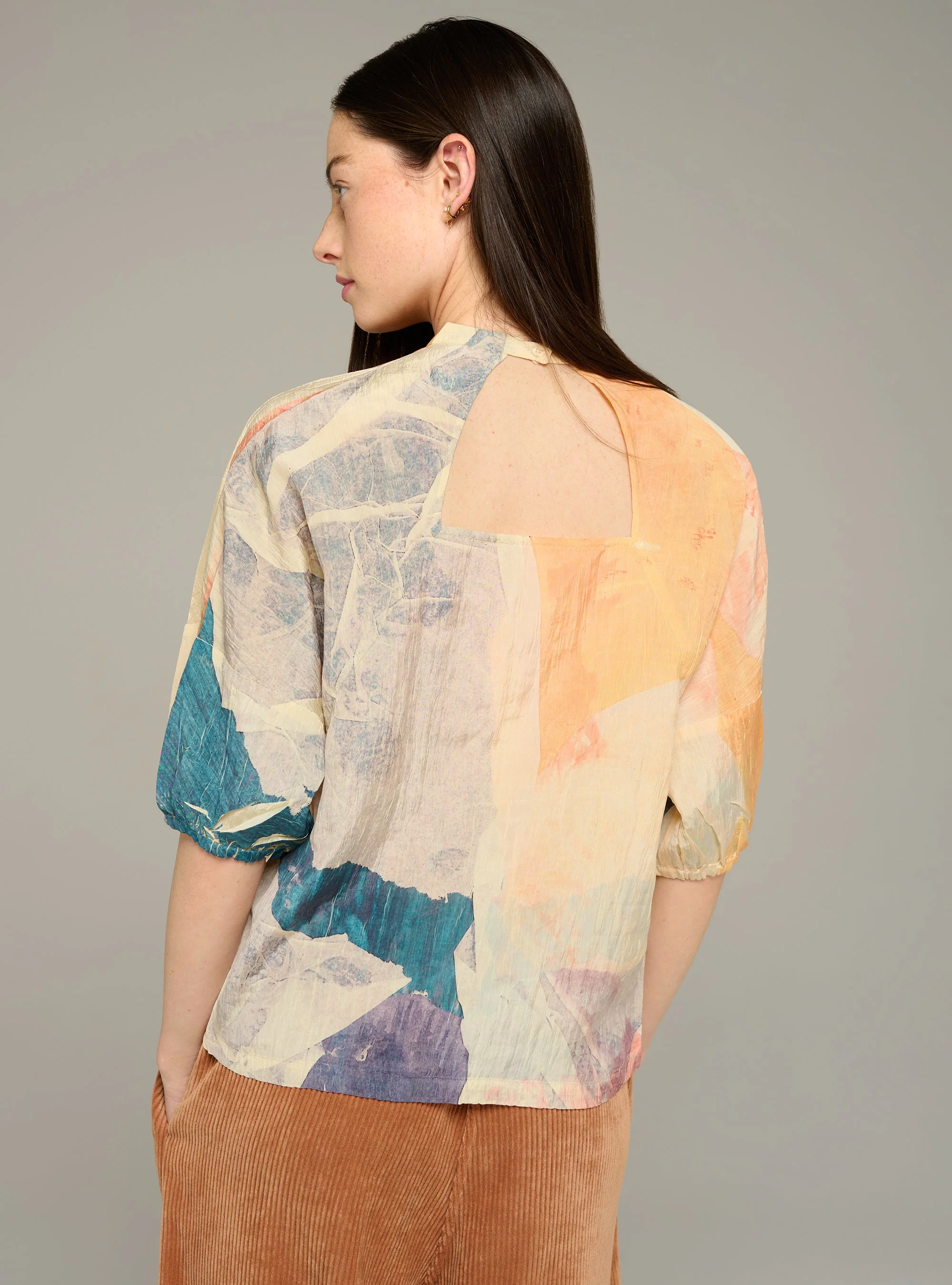 Blouse manches 3/4 imprimée - Image 4