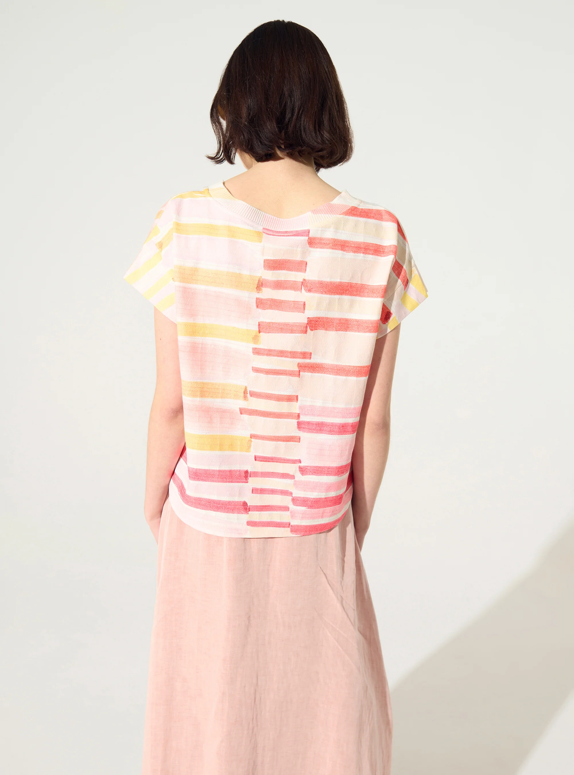 Blouse sublimée rouge - Image 4