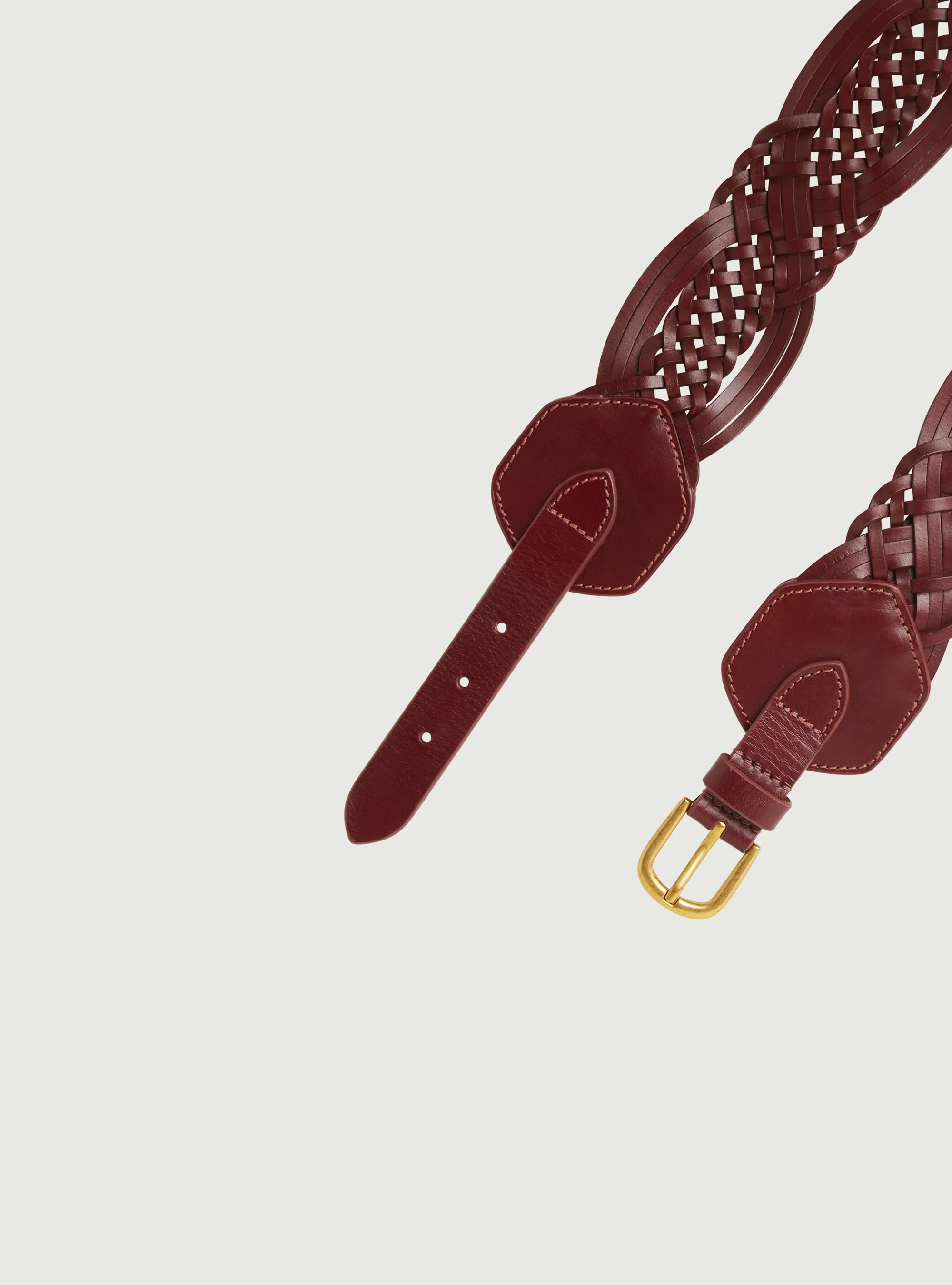 Ceinture en cuir marron - Image 3
