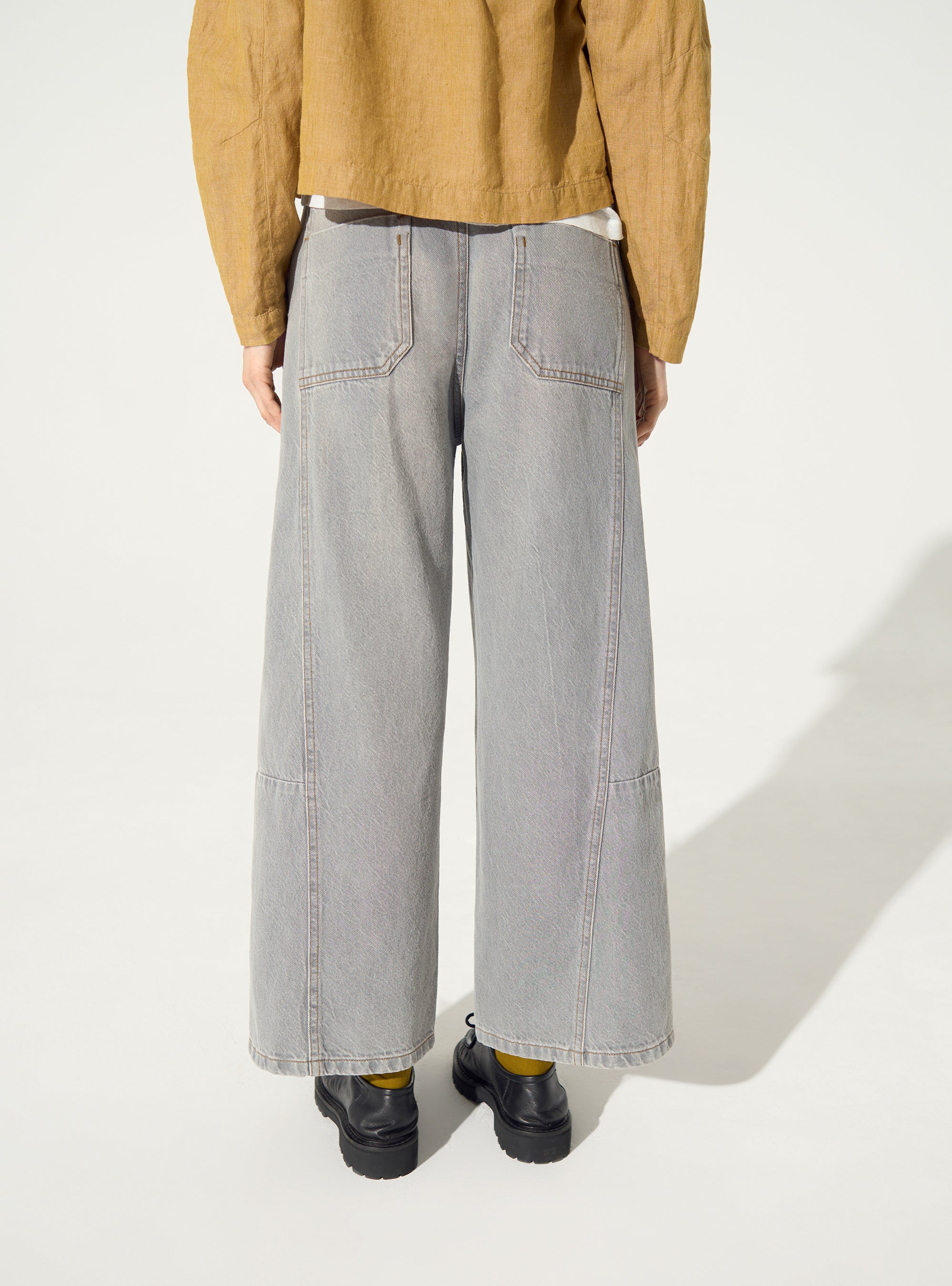 Jean en coton gris - Image 4