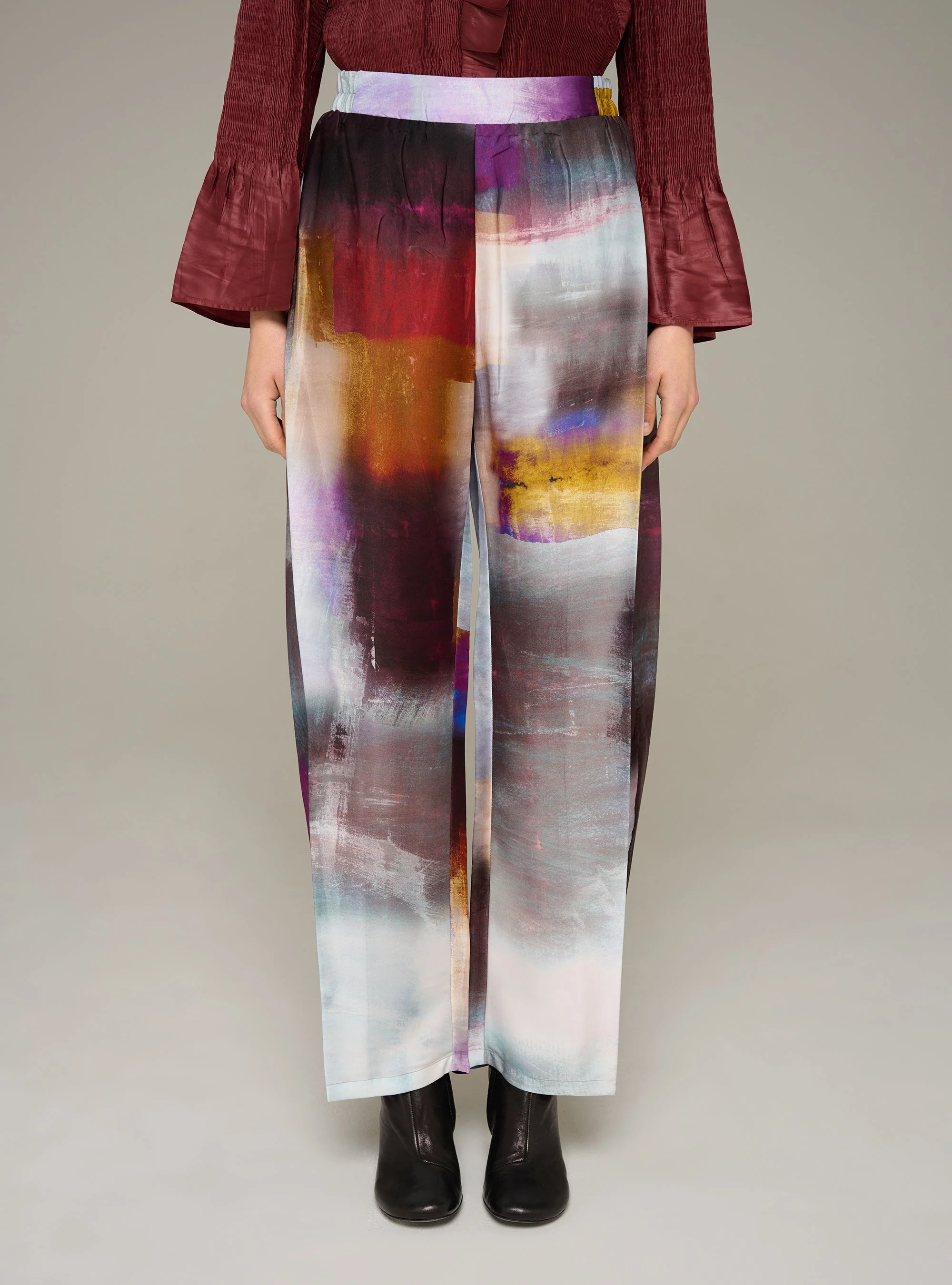 Pantalon barrel imprimé - Image 2