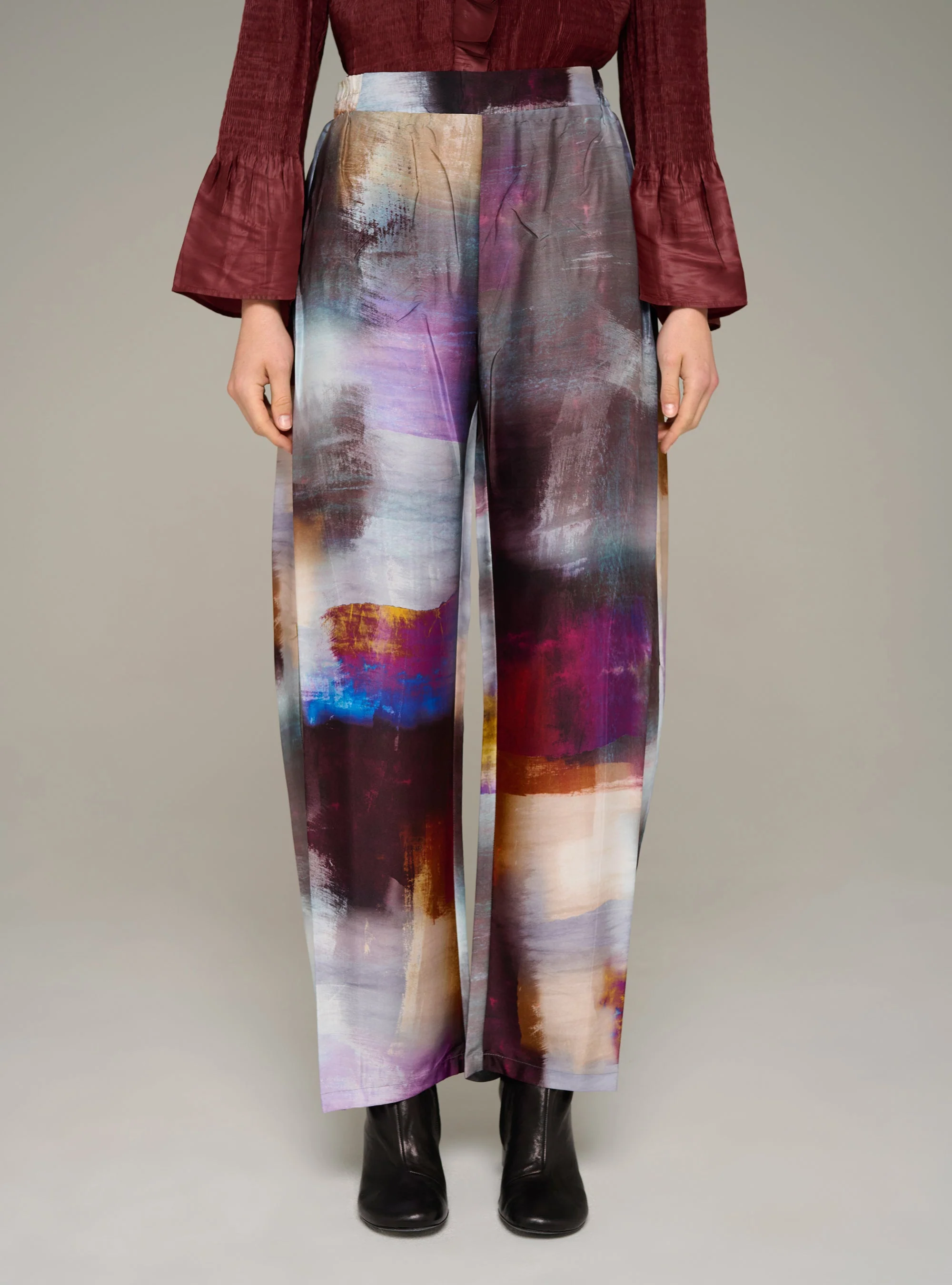 Pantalon barrel imprimé - Image 3
