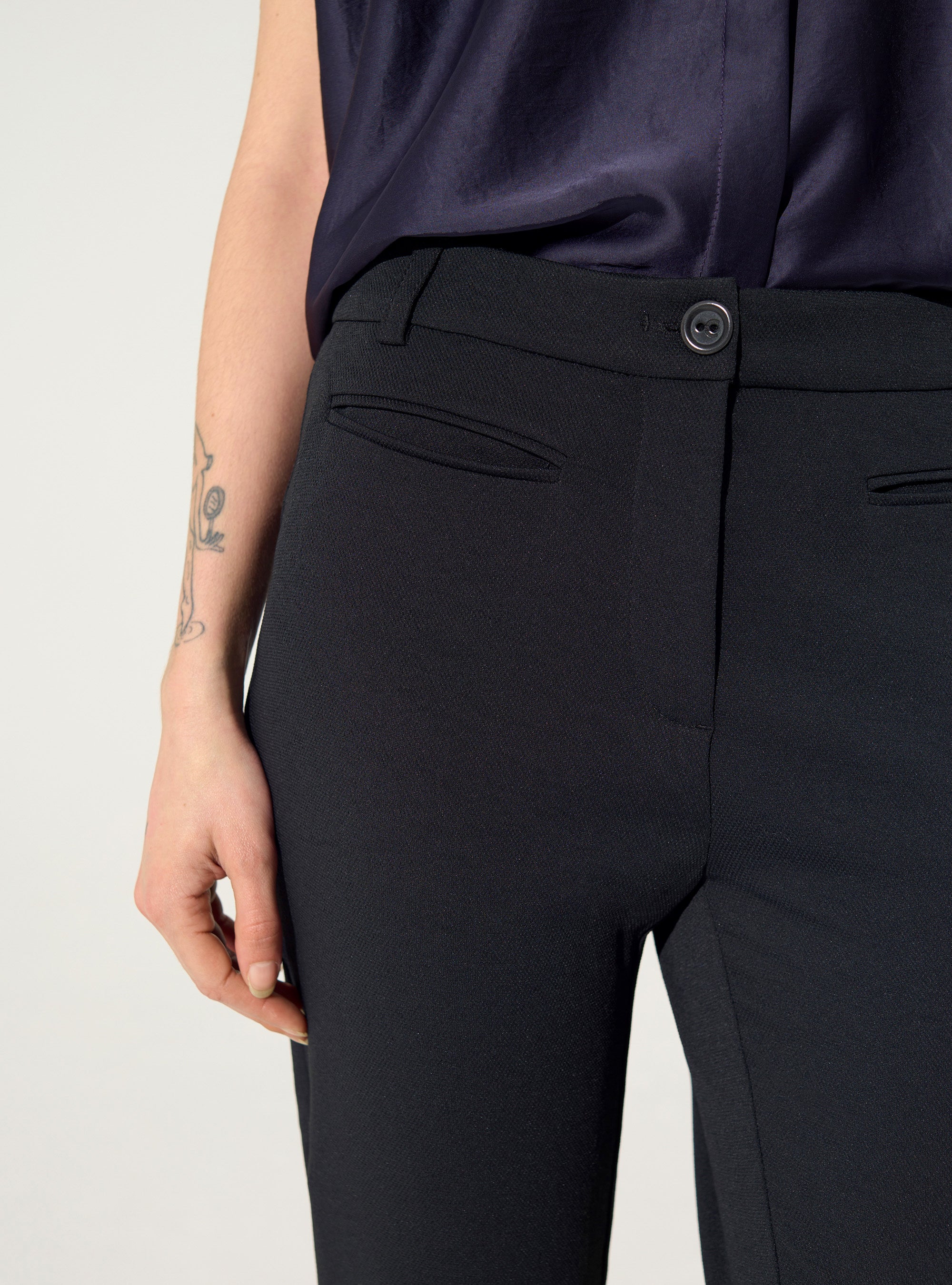 Pantalon droit noir - Image 3