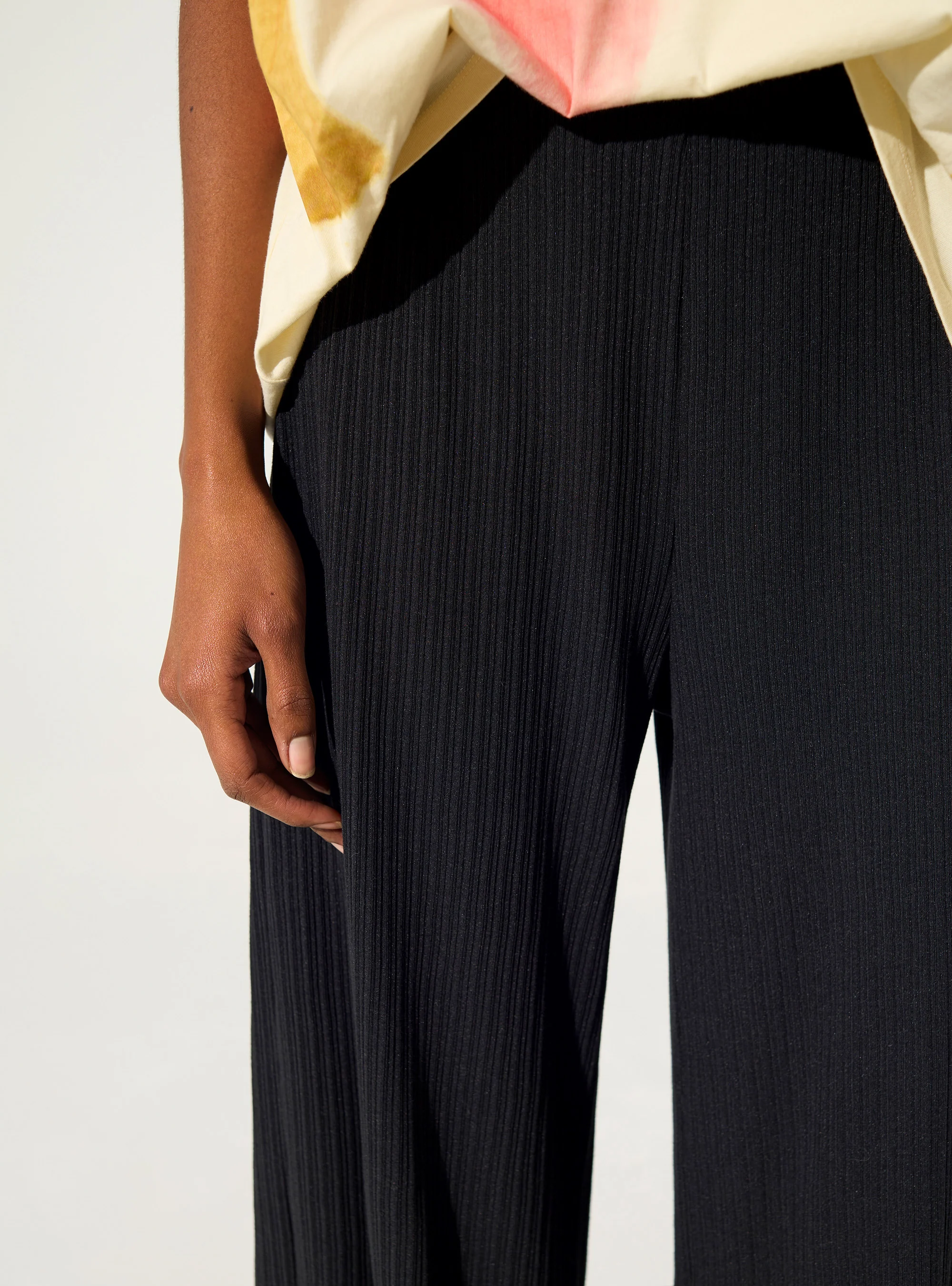 Pantalon en coton noir - Image 3