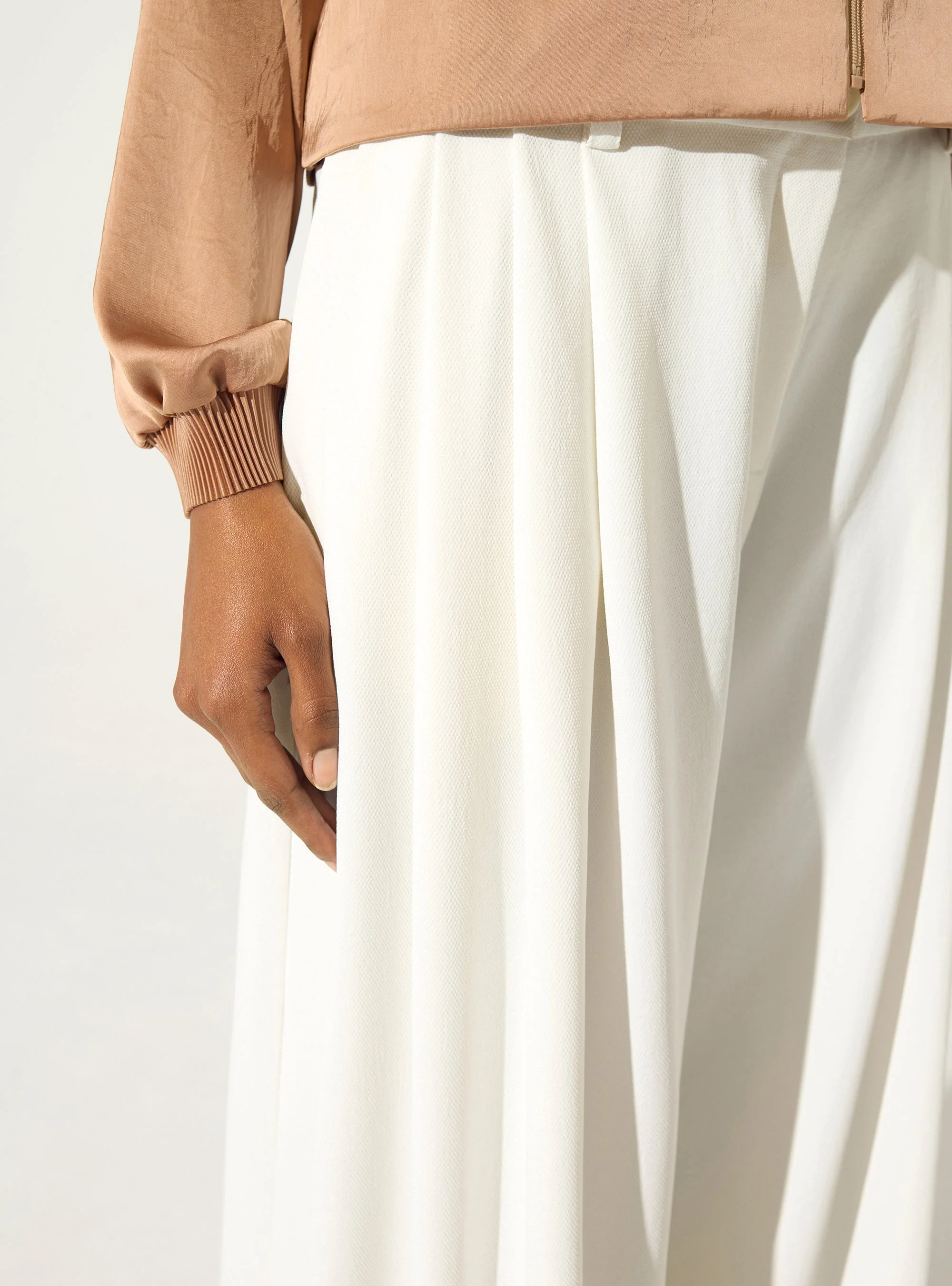 Pantalon large blanc - Image 3