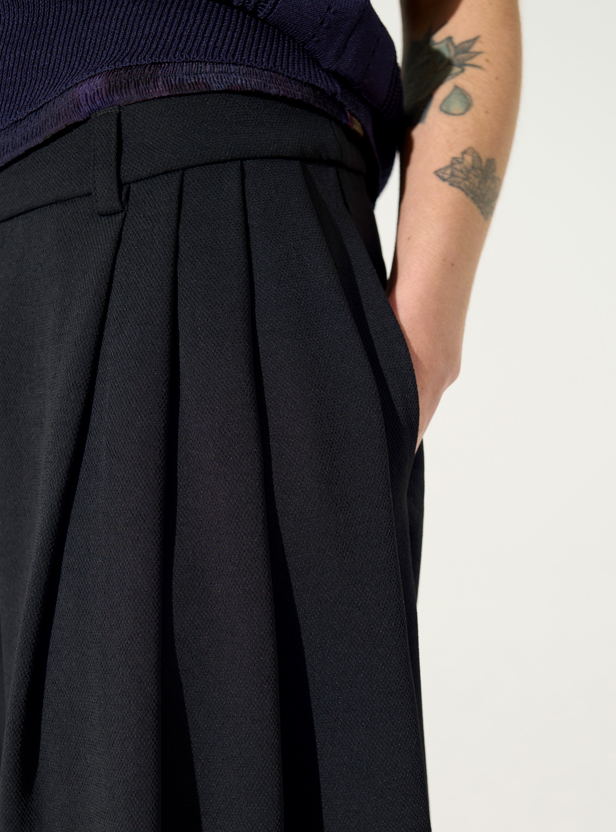 Pantalon large noir - Image 3