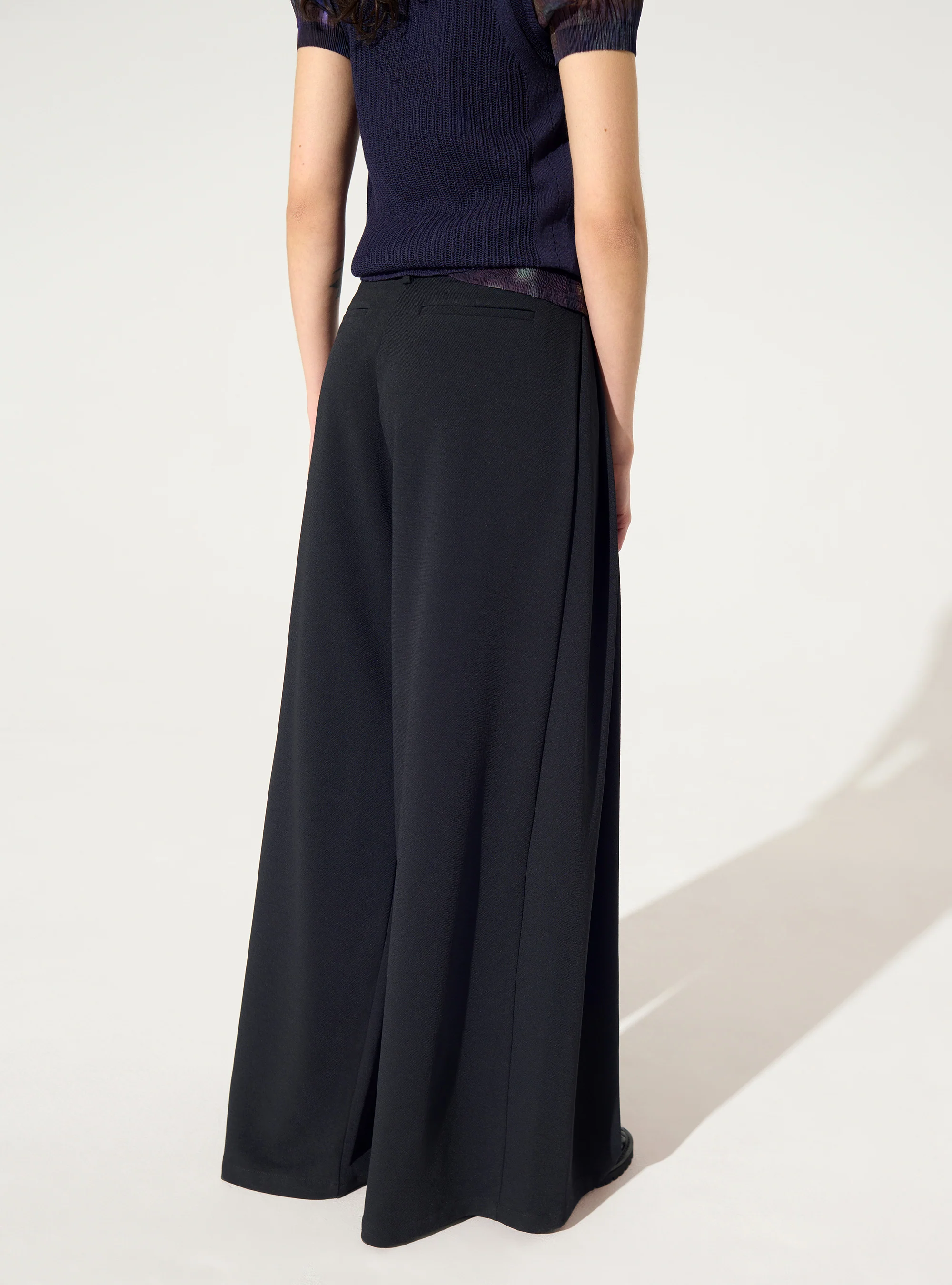 Pantalon large noir - Image 4