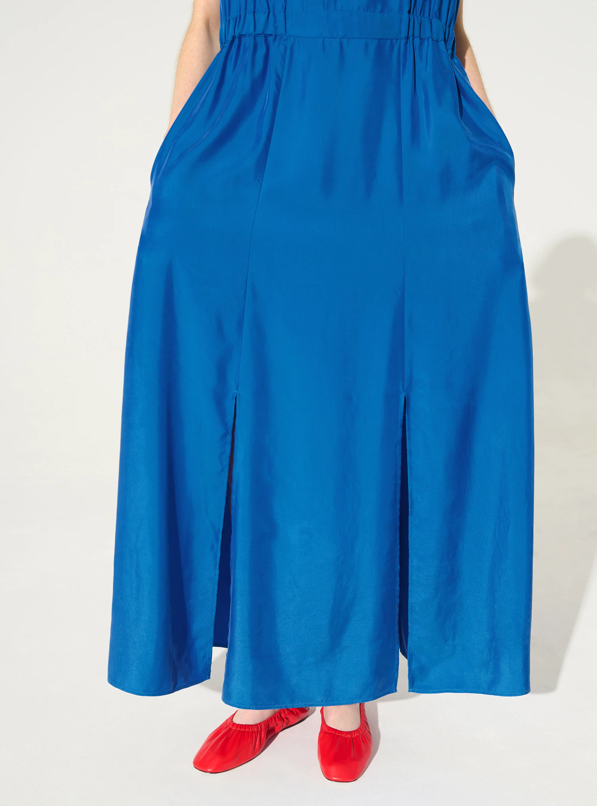 Robe ajustée bleue - Image 3