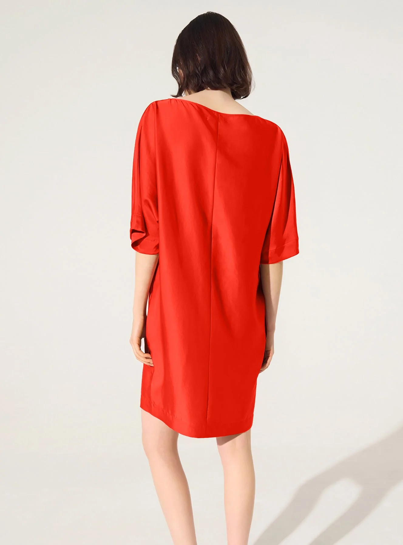Robe droite rouge - Image 3