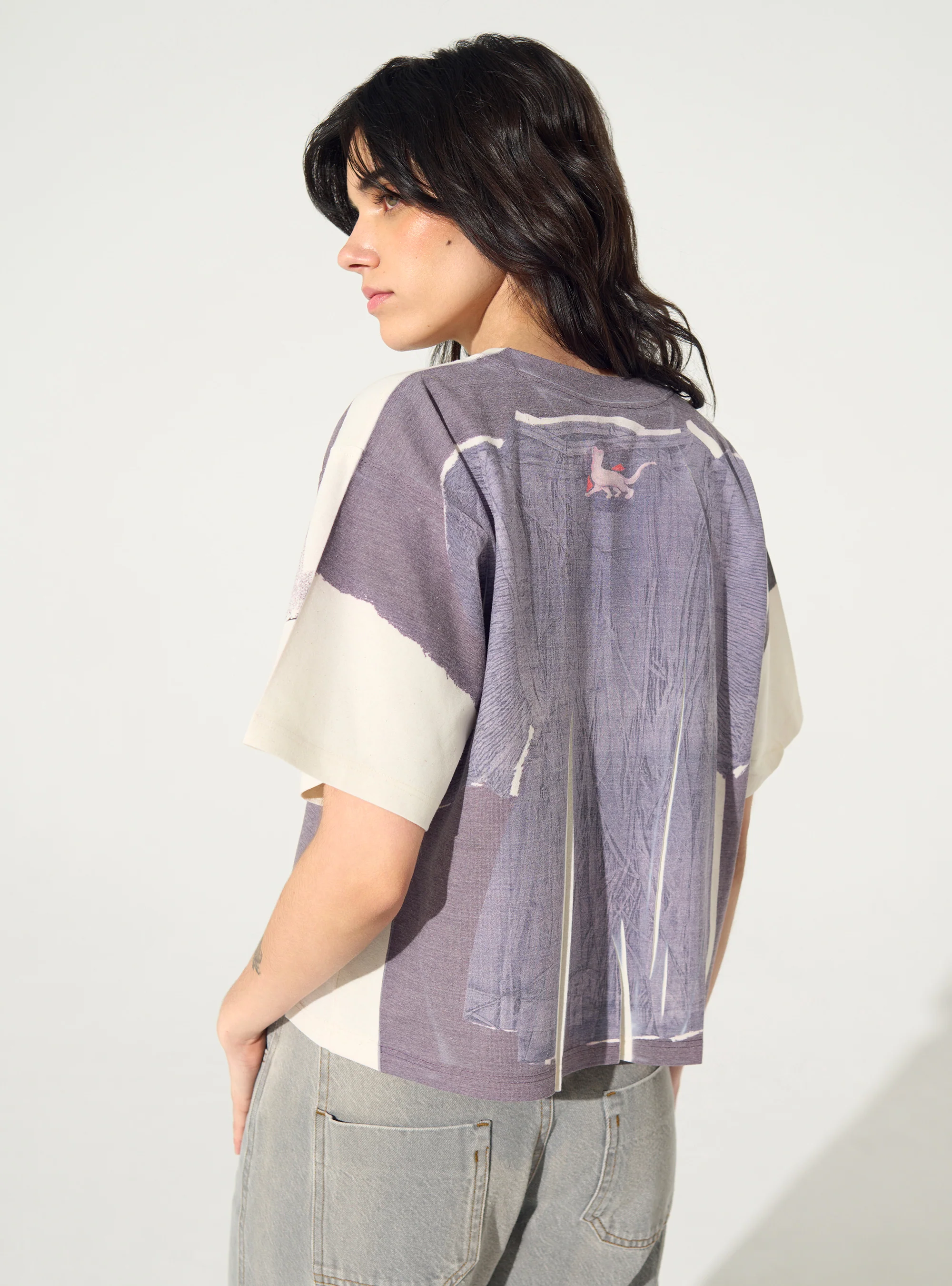 T-shirt ajusté sublimé bleu - Image 4