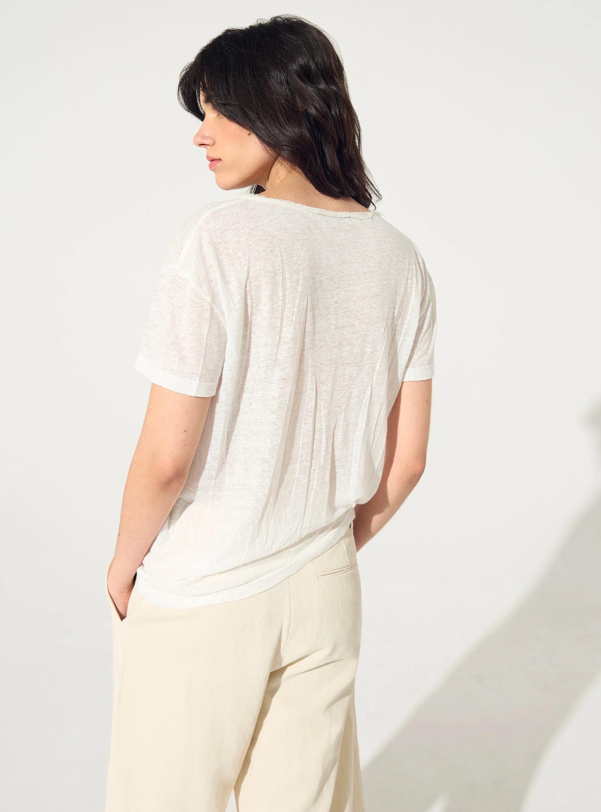 T-shirt blanc - Image 4
