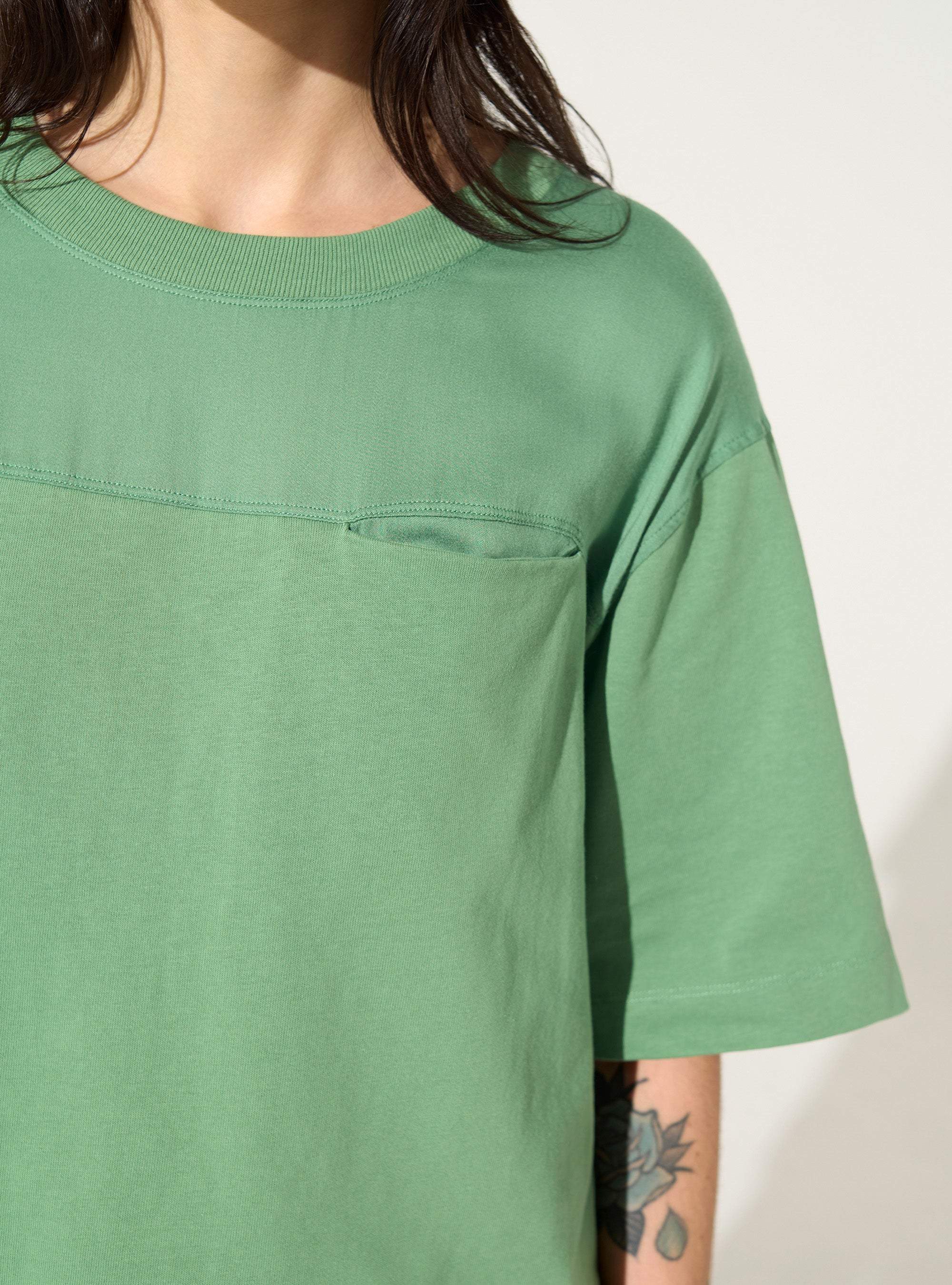 T-Shirt en coton biologique vert - Image 3