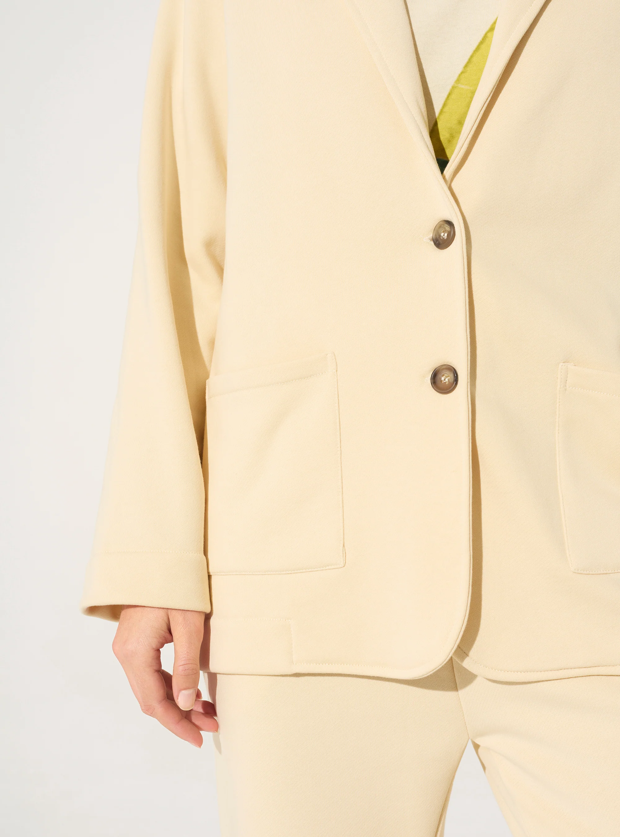 Veste en coton bio blanc - Image 3