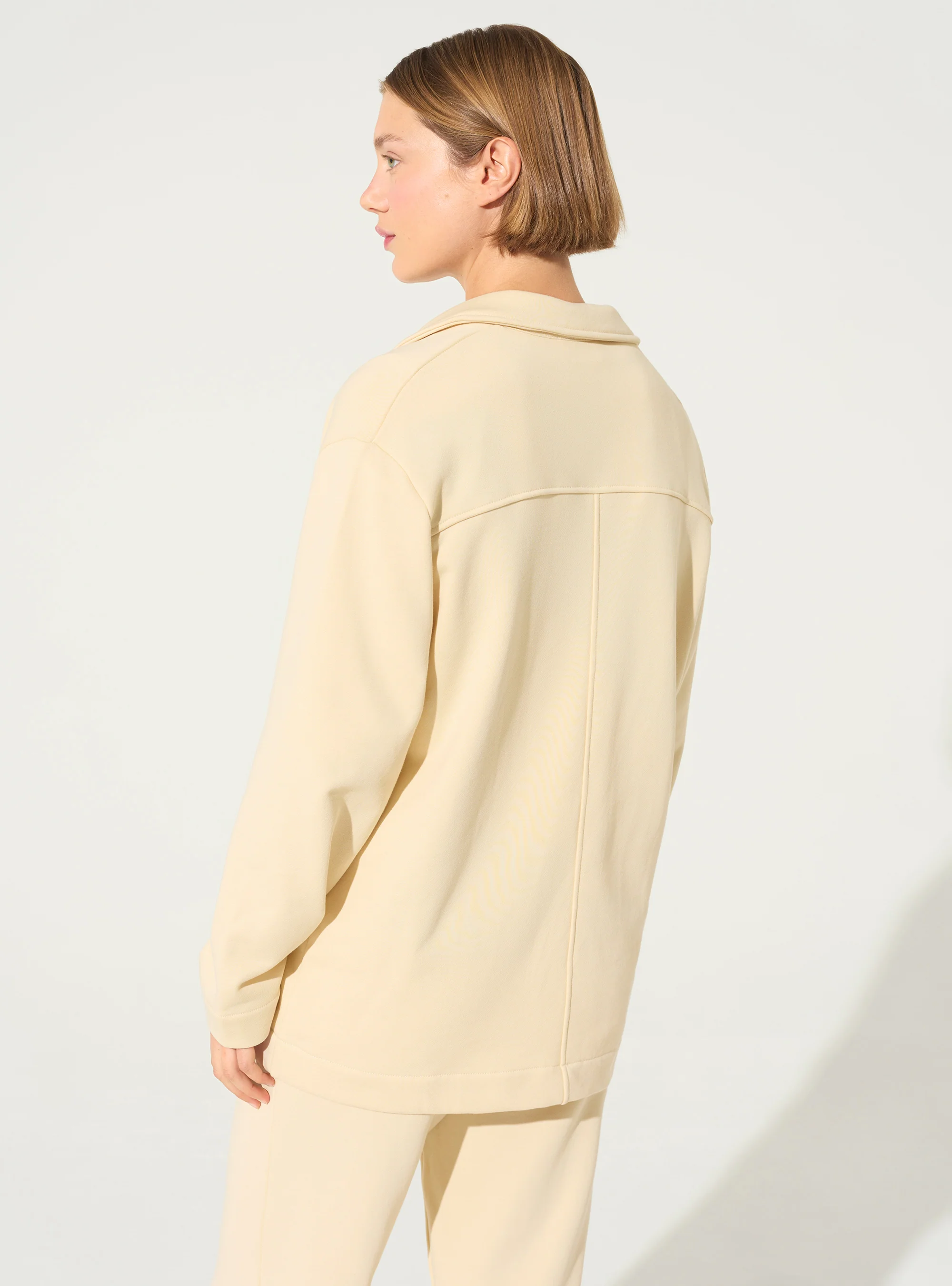 Veste en coton bio blanc - Image 4
